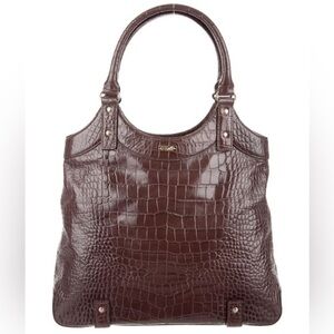 Kate Spade • Brown Crocodile Waddingford Large Purse